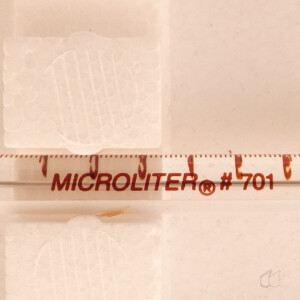 unbenutzte Mikroliterspritze Hamilton Microliter #701ASN 10µL Teilung: 0,1µL