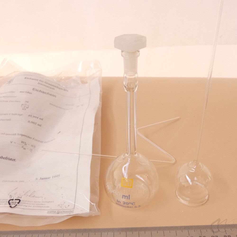 unbenutztes, geeichtes Pyknometer 50 mL Reischauer zur...