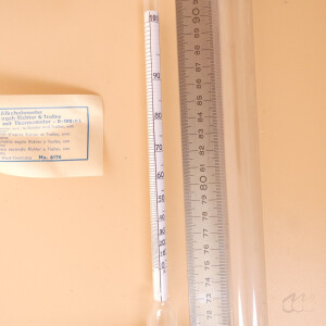 neuwertiges HECHT Alkoholometer mit Thermometer