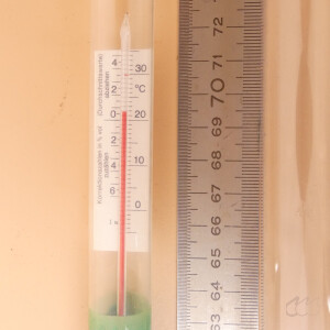 neuwertiges HECHT Alkoholometer mit Thermometer