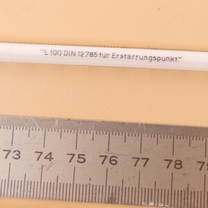gebrauchtes eichfähiges Thermometer 0...100°C, 0,5°C-Teilung