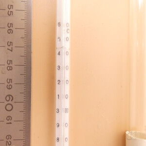 gebrauchtes, eichfähiges Thermometer 0...360°C, 1°C-Teilung