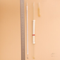 gebrauchtes, eichfähiges Thermometer 0...360°C, 1°C-Teilung