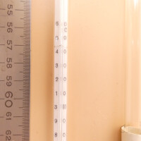 gebrauchtes, eichfähiges Thermometer 0...360°C, 1°C-Teilung