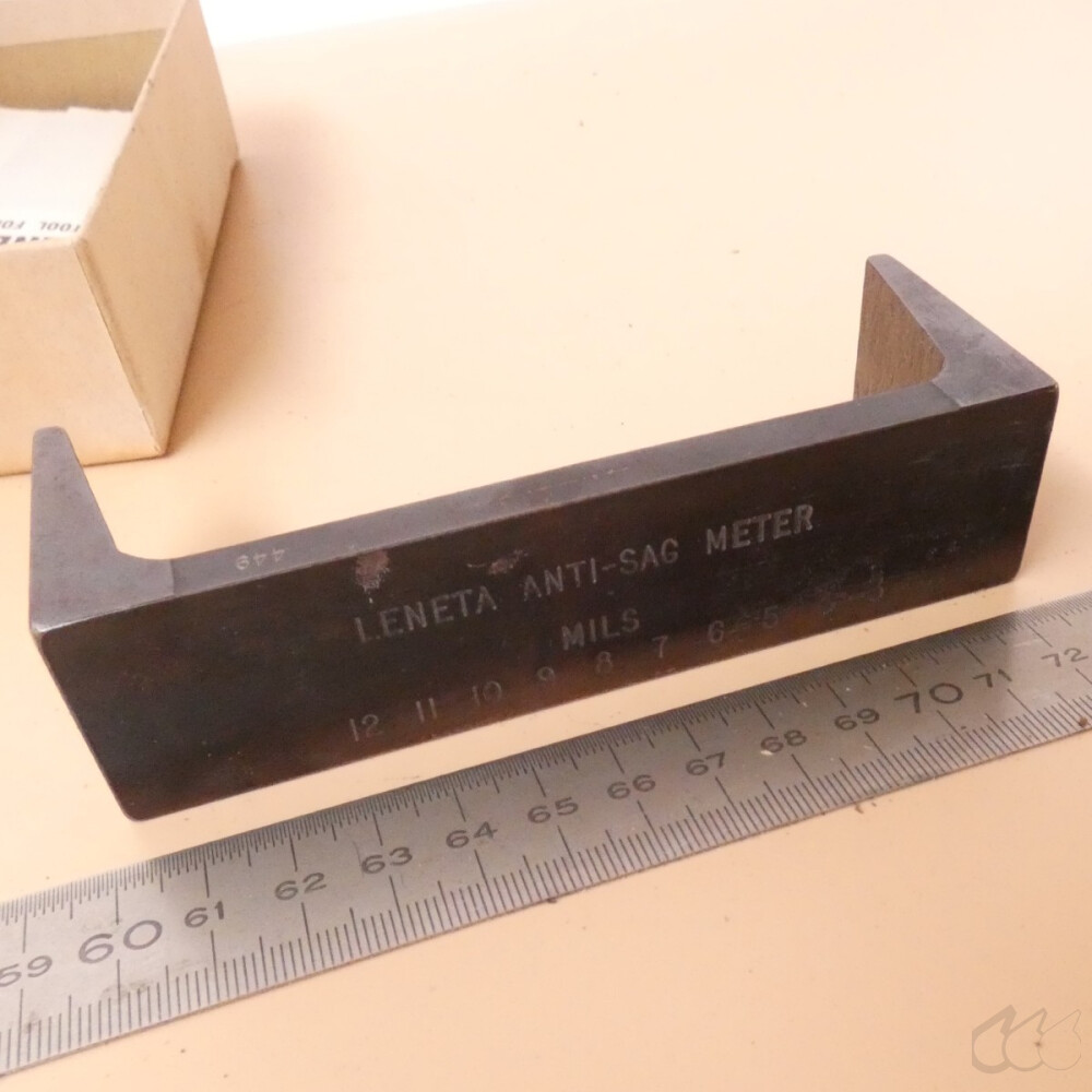 gebrauchter Ablaufpr&uuml;fer Leneta Anti-Sag Meter...