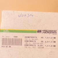 1000 Hirschmann Hämatokrit-Kapillaren 100 µl Natrium-heparinisiert (Sodium-Heparin)