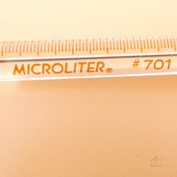 gebrauchte Mikroliterspritze Hamilton Microliter #701 10µL Teilung: 0,1 µL