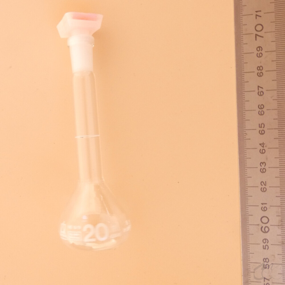 Messkolben 20 ml Brand NS10/19 unbenutzt ovp