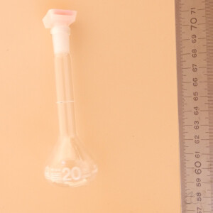 Messkolben 20 ml Brand NS10/19 unbenutzt ovp