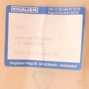NOS KNAUER A0137 Kapillar-Entgratungsdorn für HPLC-Kapillaren
