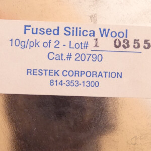 Restek Fused Silica Wool (Quarzwolle für GC-Liner) 10 g