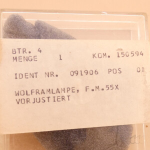 Infrarot-Ersatzlampe F.M.55X Perkin Elmer B0091906 Wolframlampe vorjustiert