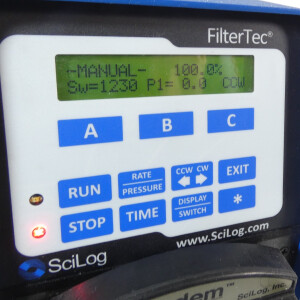 gebrauchte 2-Kanal Peristaltikpumpe SciLog FilterTec + 1081