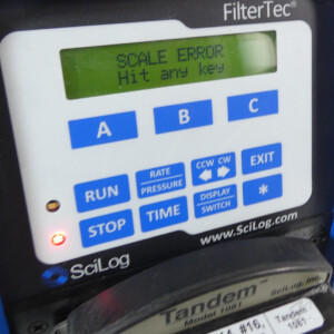 gebrauchte 2-Kanal Peristaltikpumpe SciLog FilterTec + 1081