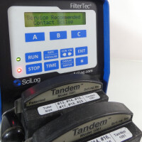 gebrauchte 2-Kanal Peristaltikpumpe SciLog FilterTec + 1081