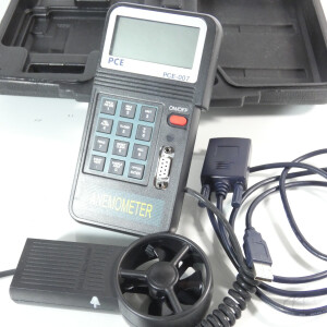 gebrauchtes Flügelrad-Anemometer PCE-007 USB-Anschluss