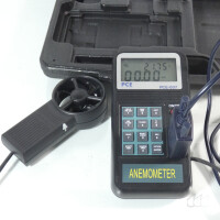 gebrauchtes Flügelrad-Anemometer PCE-007 USB-Anschluss