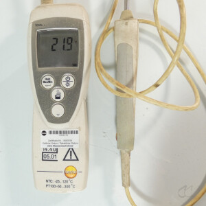 gebrauchtes Digitalthermometer testo 112 Precision mit Pt100-Fühler