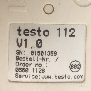 gebrauchtes Digitalthermometer testo 112 Precision mit Pt100-Fühler