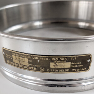 gebrauchtes Analysensieb Haver & Boecker 63 µm D=200mm Edelstahl