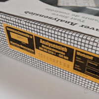 gut erhaltenes Analysensieb Haver & Boecker 63 µm D=200mm