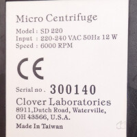 gebrauchte Mini-Zentrifuge Roth Micro Centrifuge SD220 6000 U/min