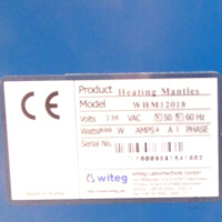 gebrauchte Gehäuseheizhaube Witeg Wisd WHM12018 für 6L-Rundkolben