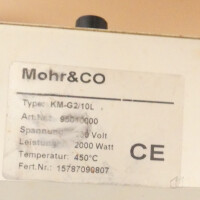 gebrauchte Heizhaube Mohr KM-G2/ 10L Rundkolben