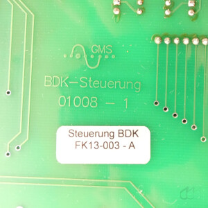 gebrauchte Steuerplatine für Sicherheitswerkbank BDK UVF 10.23 S / HR