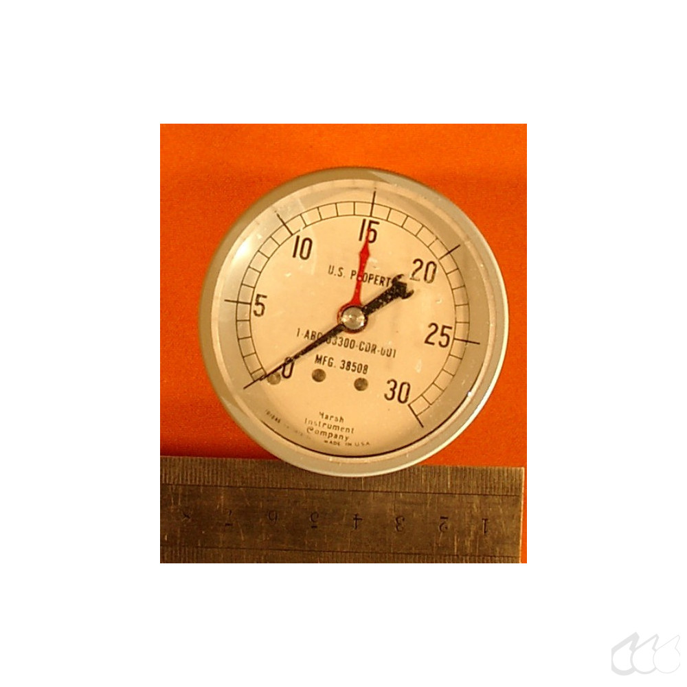 Manometer 0-30 PSIG Überdruck ovp 2