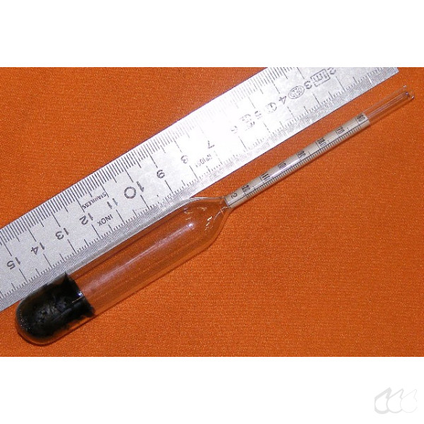 Aräometer 1,360 g/cm³ bis 1,420 g/cm³, Teilung 0,001 g/cm³, Bezug 15°C