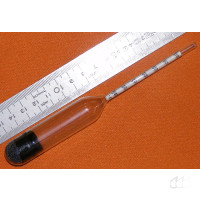 Aräometer 1,600 g/cm³ bis 1,660 g/cm³, Teilung 0,001 g/cm³, Bezug 15°C