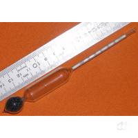 Aräometer 1,540 g/cm³ bis 1,605 g/cm³, Teilung 0,001 g/cm³, Bezug 15°C