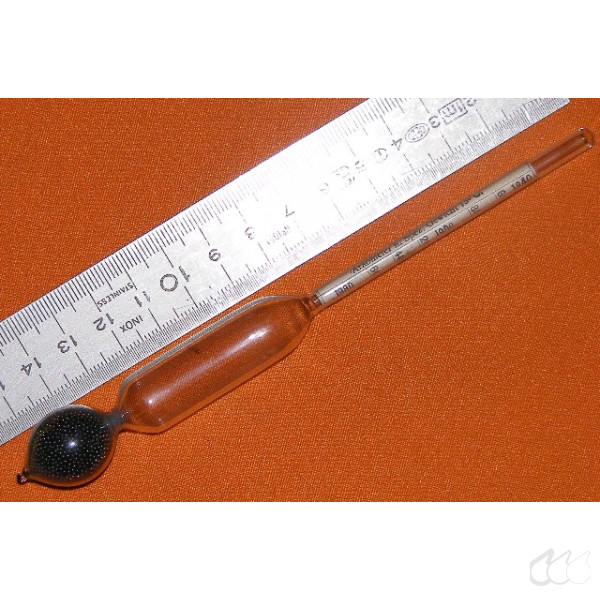 Aräometer 1,840 g/cm³ bis 1,980 g/cm³, Teilung 0,002 g/cm³, Bezug 15°C