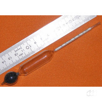 Aräometer 1,660 g/cm³ bis 1,720 g/cm³, Teilung 0,001 g/cm³, Bezug 15°C