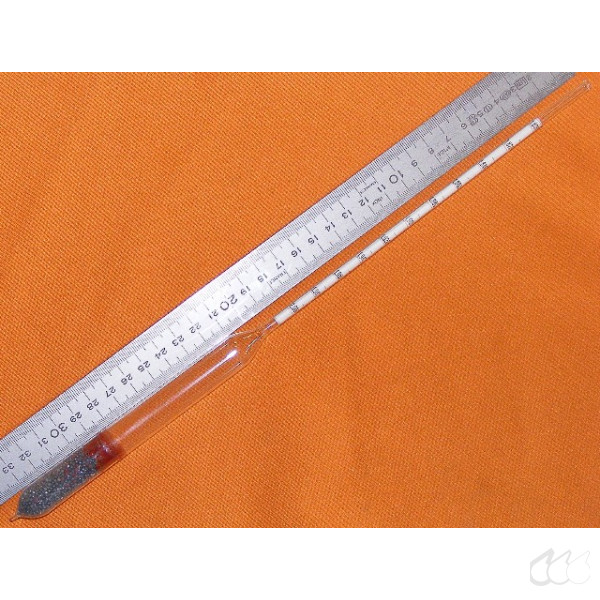 Aräometer 1,800 g/cm³ bis 2,000 g/cm³, Teilung 0,002 g/cm³, Bezug 20°C