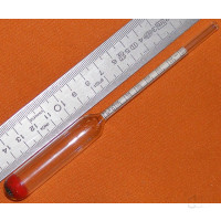 Aräometer 0,700 g/cm³ bis 0,760 g/cm³, Teilung 0,001 g/cm³, Bezug 15°C