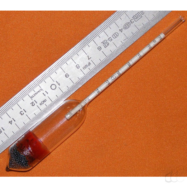 Aräometer 1,720 g/cm³ bis 1,780 g/cm³, Teilung 0,001 g/cm³, Bezug 15°C