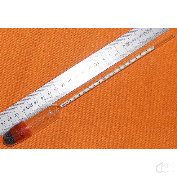 Aräometer 1,840 g/cm³ bis 2,000 g/cm³, Teilung 0,001 g/cm³, Bezug 20°C