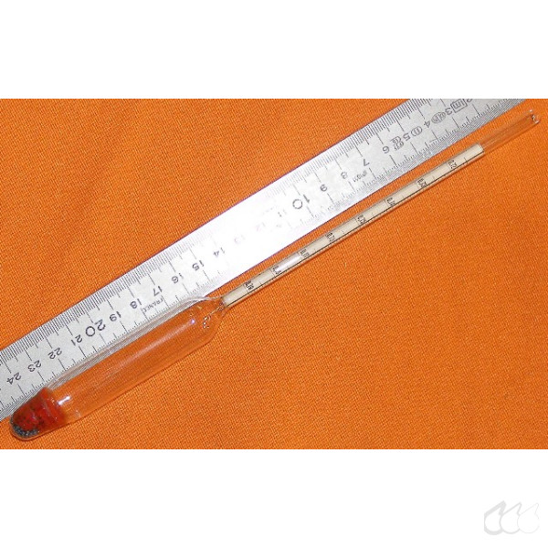 Aräometer 0,715 g/cm³ bis 0,790 g/cm³, Teilung 0,001 g/cm³, Bezug 20°C