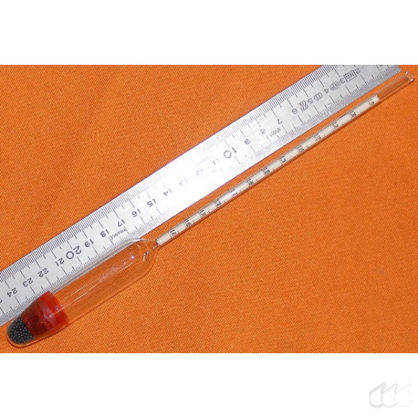 Aräometer 1,290 g/cm³ bis 1,410 g/cm³, Teilung 0,001 g/cm³, Bezug 20°C