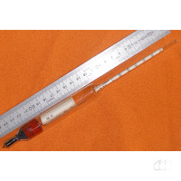 Aräometer 1,540 g/cm³ bis 1,600 g/cm³, Teilung 0,001 g/cm³, Bezug 20°C, THERMOMETER