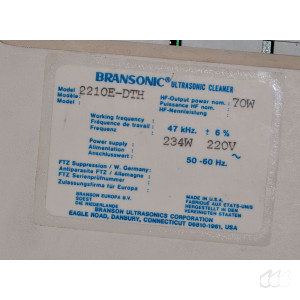 gebrauchtes Ultraschallbad Branson 2210E-DTH elektronischer Digitaltimer & Digitalheizung Bransonic ca. 2L