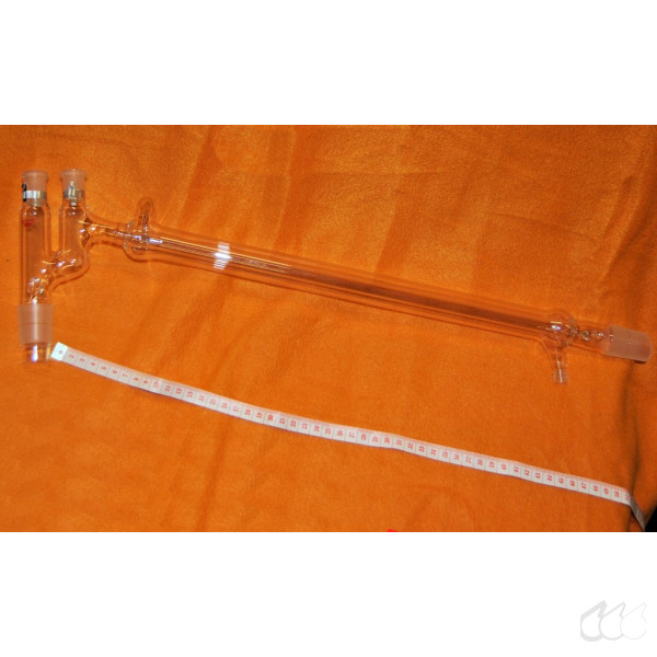 Claisen-Brücke 40cm, Kühlerbrücke, GL-Gew., NS29 & NS14, neu, NORMAG