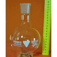 Kimble Chase Rundkolben 500 mL NS 29/32 Boro 3.3, Kimble 65288M NEUWARE