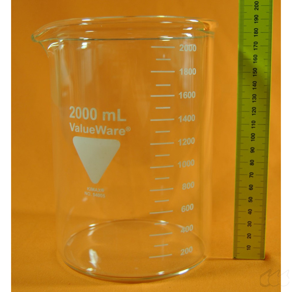 Kimble Chase Becherglas 2000 mL niedrige Form, heavy...