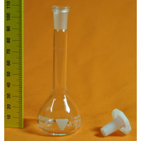 Kimble Chase Messkolben 25 ml Klasse A  NS10/19 ISO Boro 3.3 mit Stopfen, Neuware