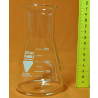 Kimble Chase Erlenmeyerkolben 250 mL Weithals, Boro 3.3, NEUWARE