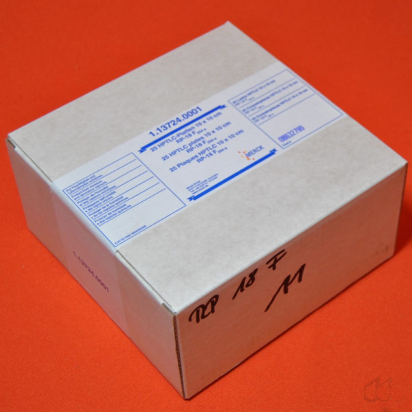 25 DC-Platten Merck 1.13724.0001 HPTLC-Fertigplatten 10x10 cm  RP-18F254S