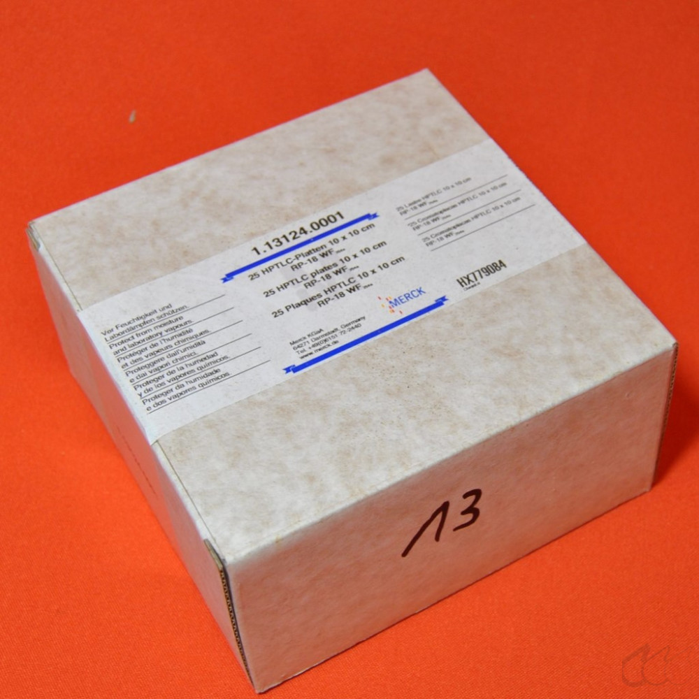 25 DC-Platten Merck 1.13124.0001 HPTLC-Platten 10x10 cm...